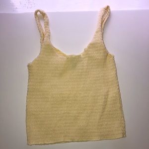 Forever 21 - yellow crop top